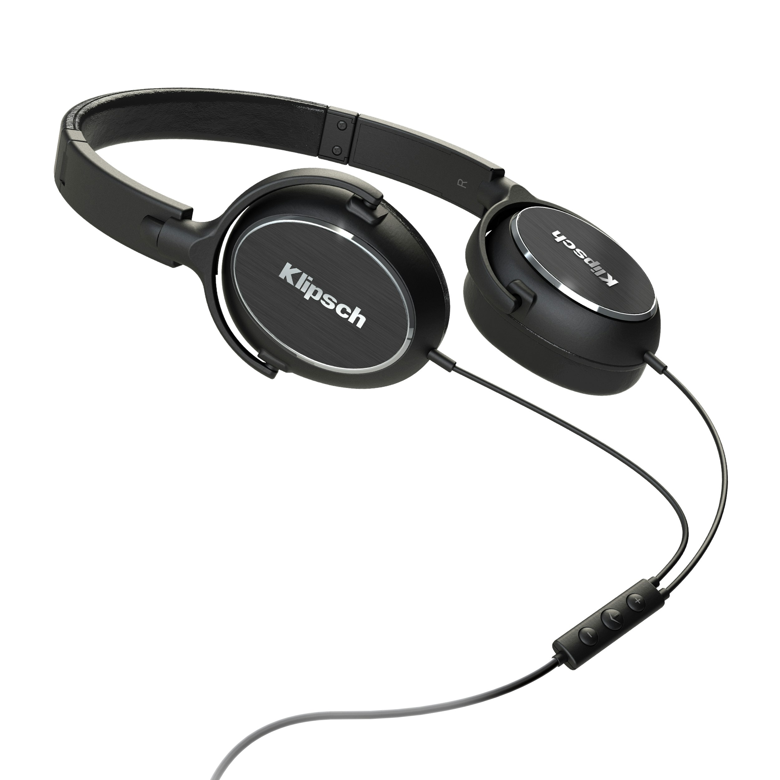 R6i On-Ear headphones with cord on white background